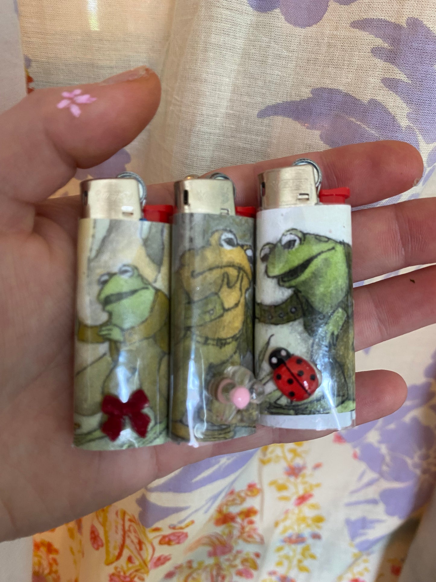Mini Frog and Toad Lighter Set