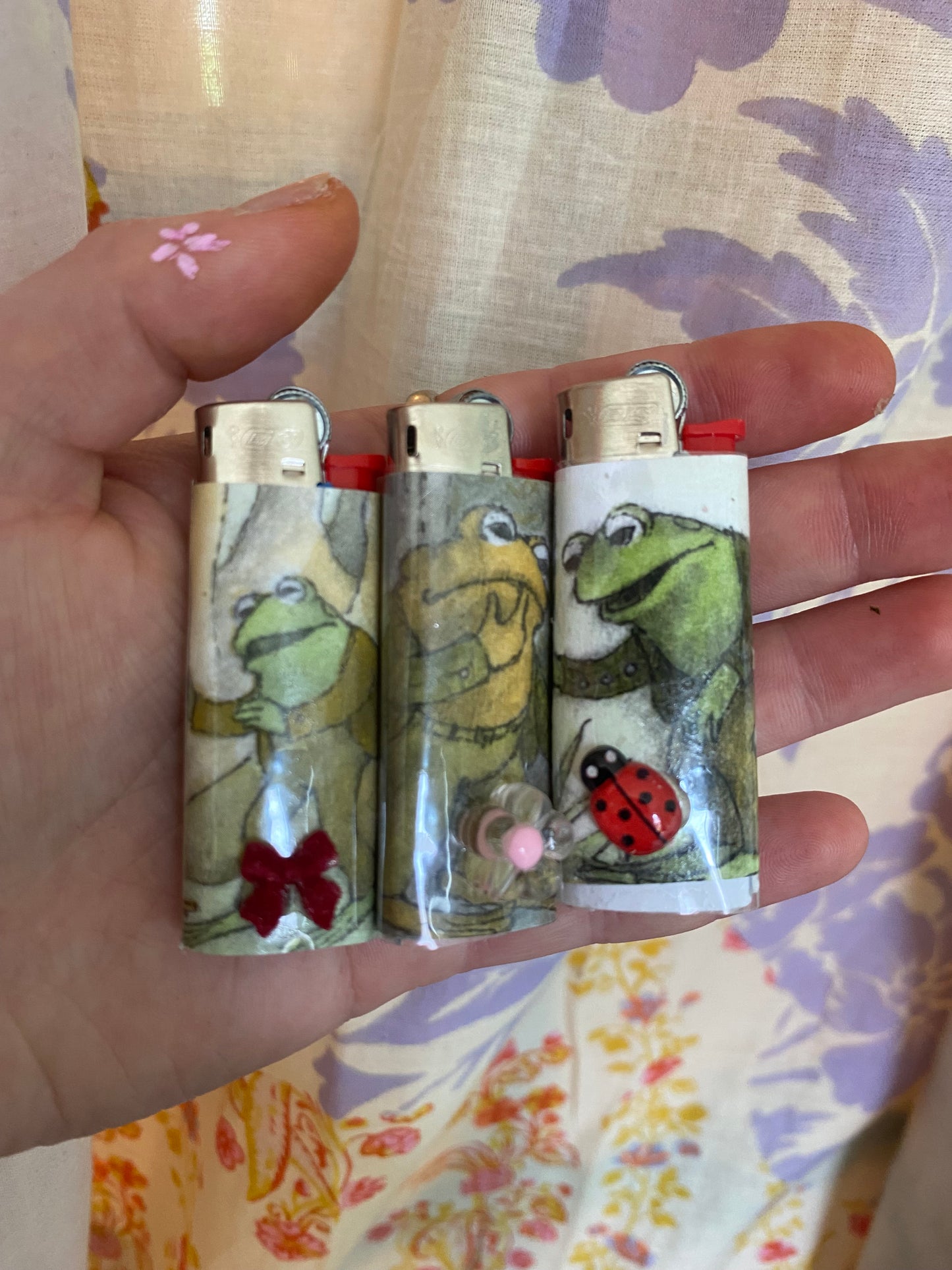 Mini Frog and Toad Lighter Set