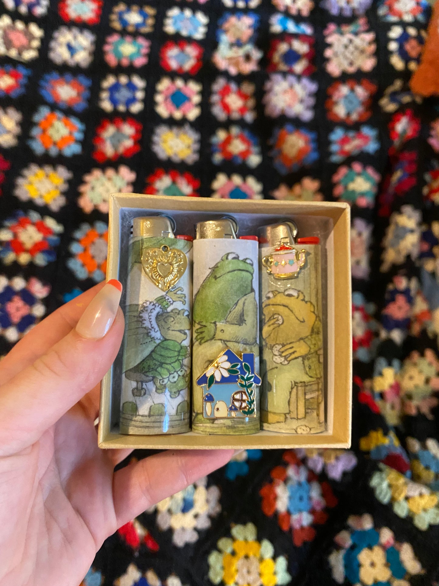 Frog and Toad Lighter Set