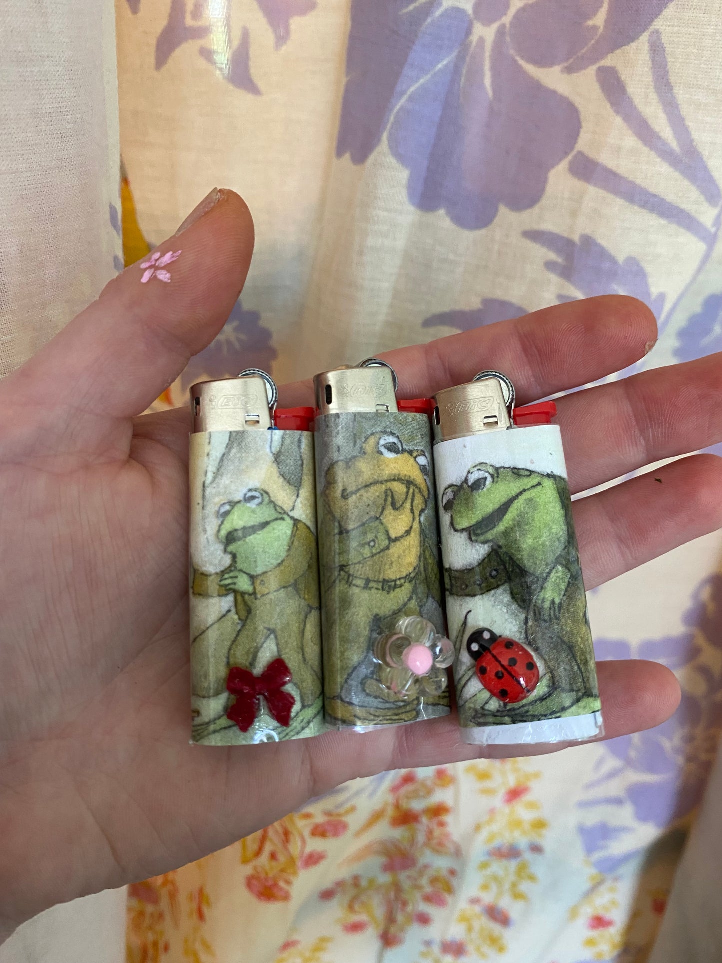 Mini Frog and Toad Lighter Set