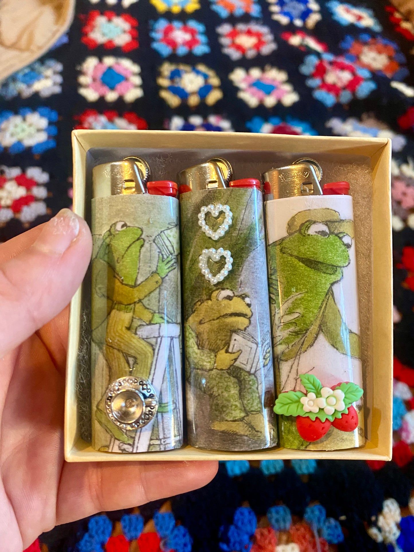 Frog and Toad Lighter Set