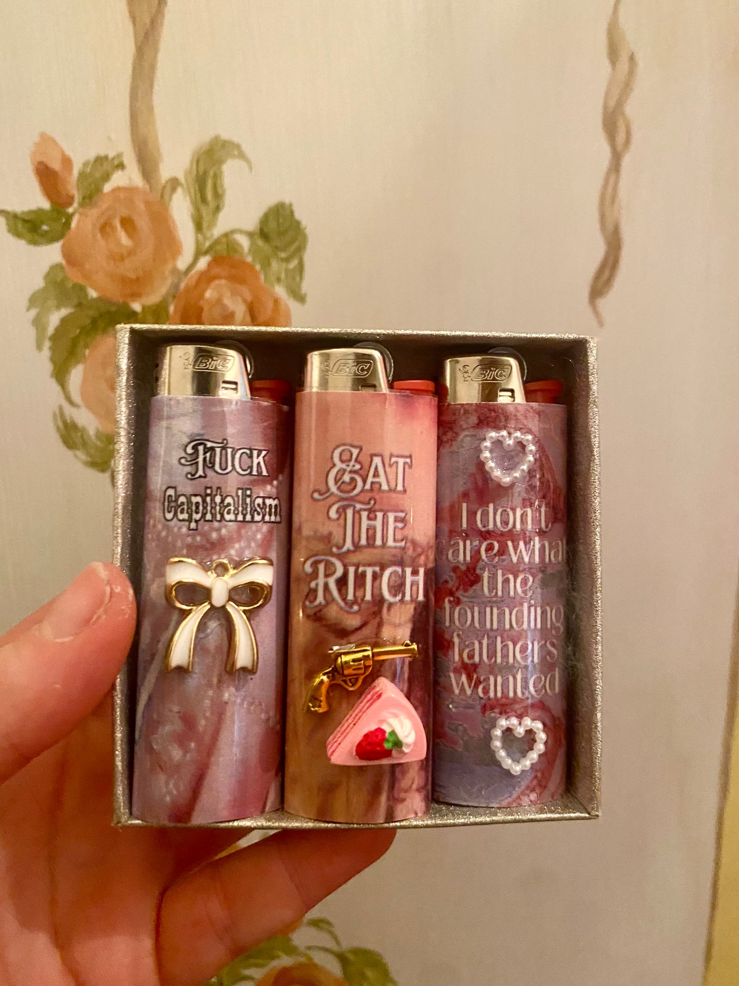 Eat The Ritch Lighter Set, Pack Of Three Novelty Lighters