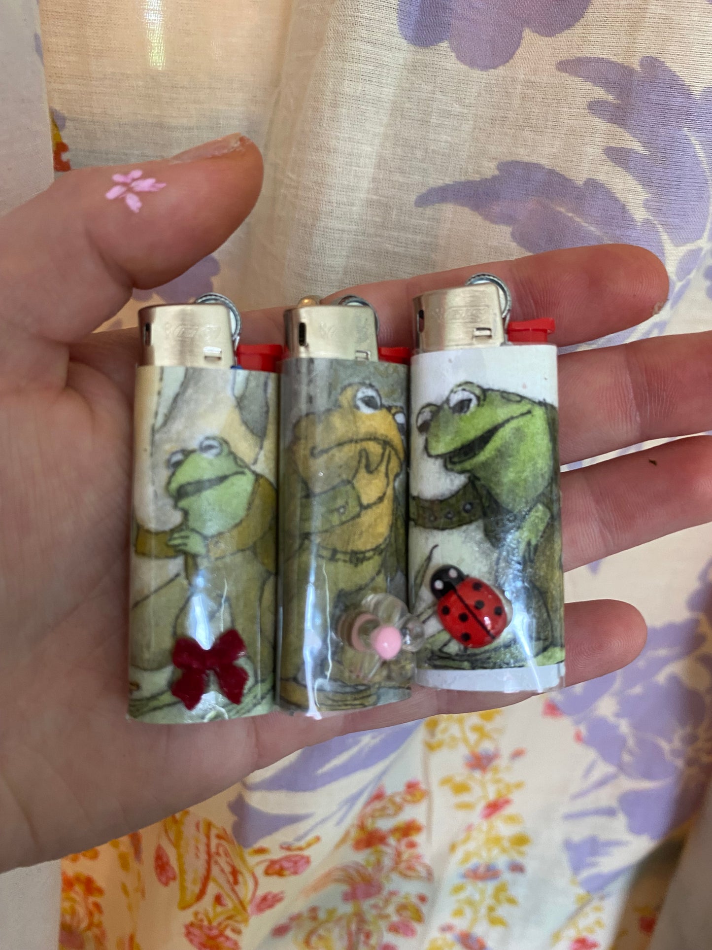 Mini Frog and Toad Lighter Set