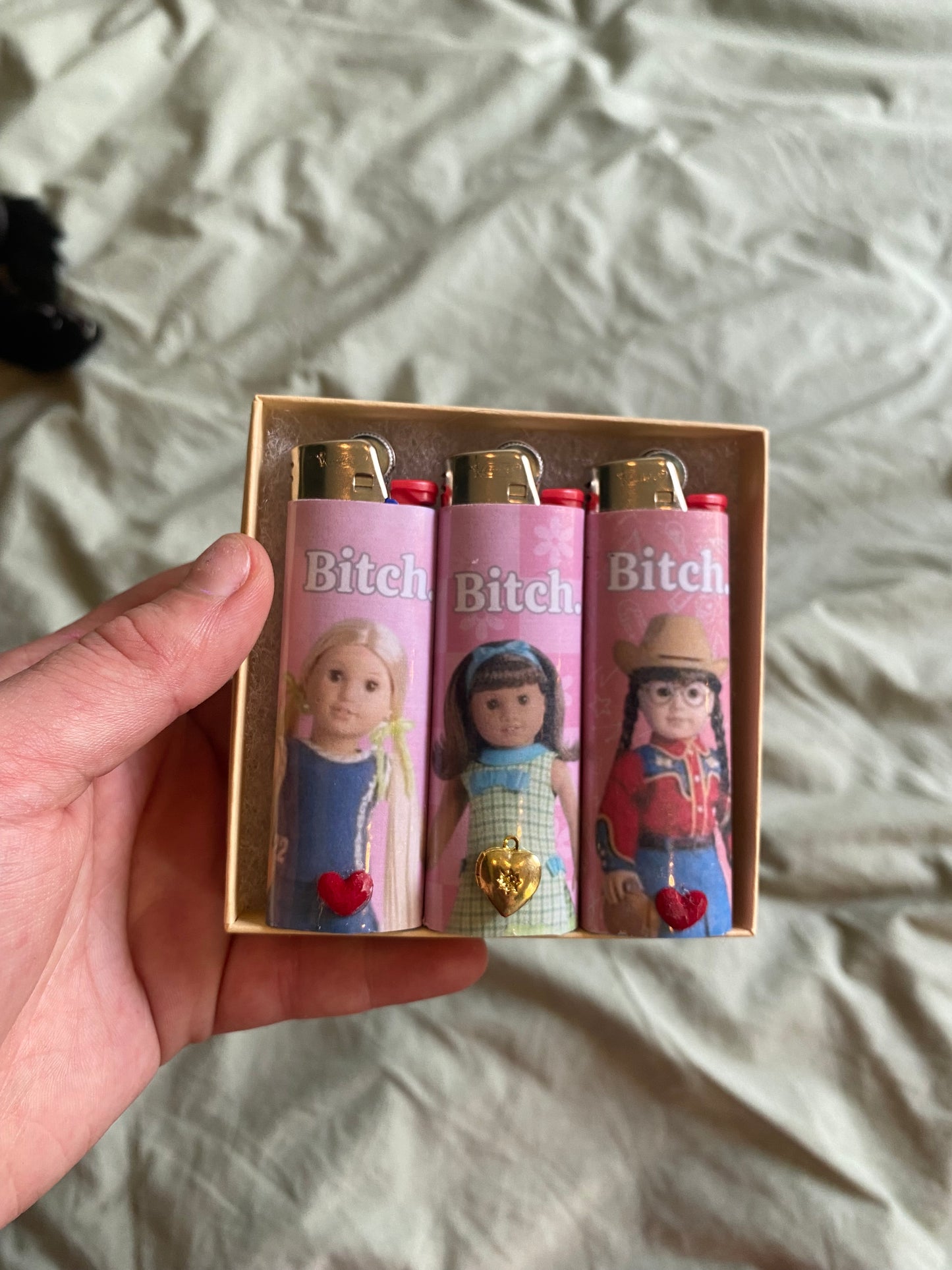 American Girl Doll BITCH Lighter Set