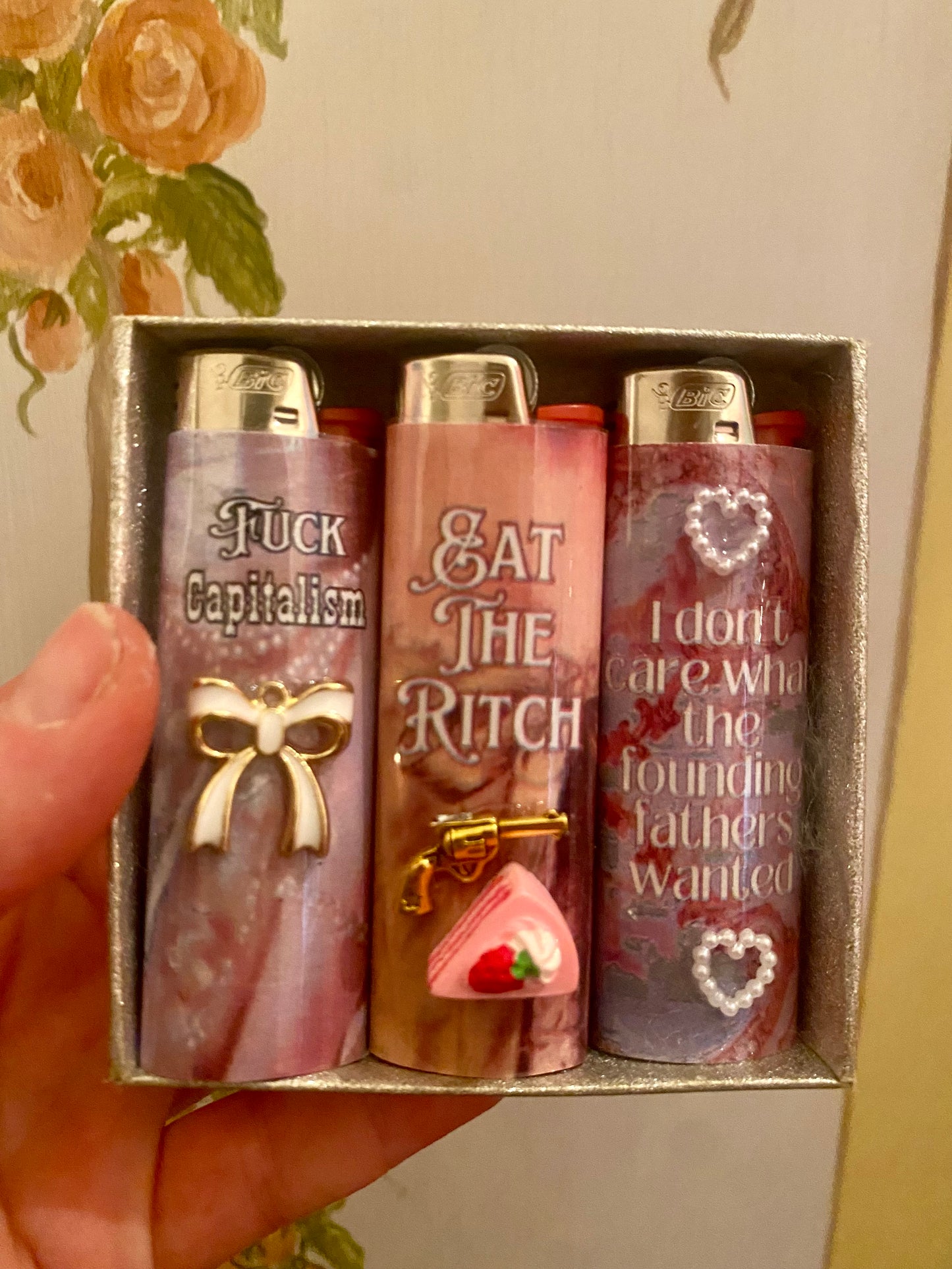 Eat The Ritch Lighter Set, Pack Of Three Novelty Lighters