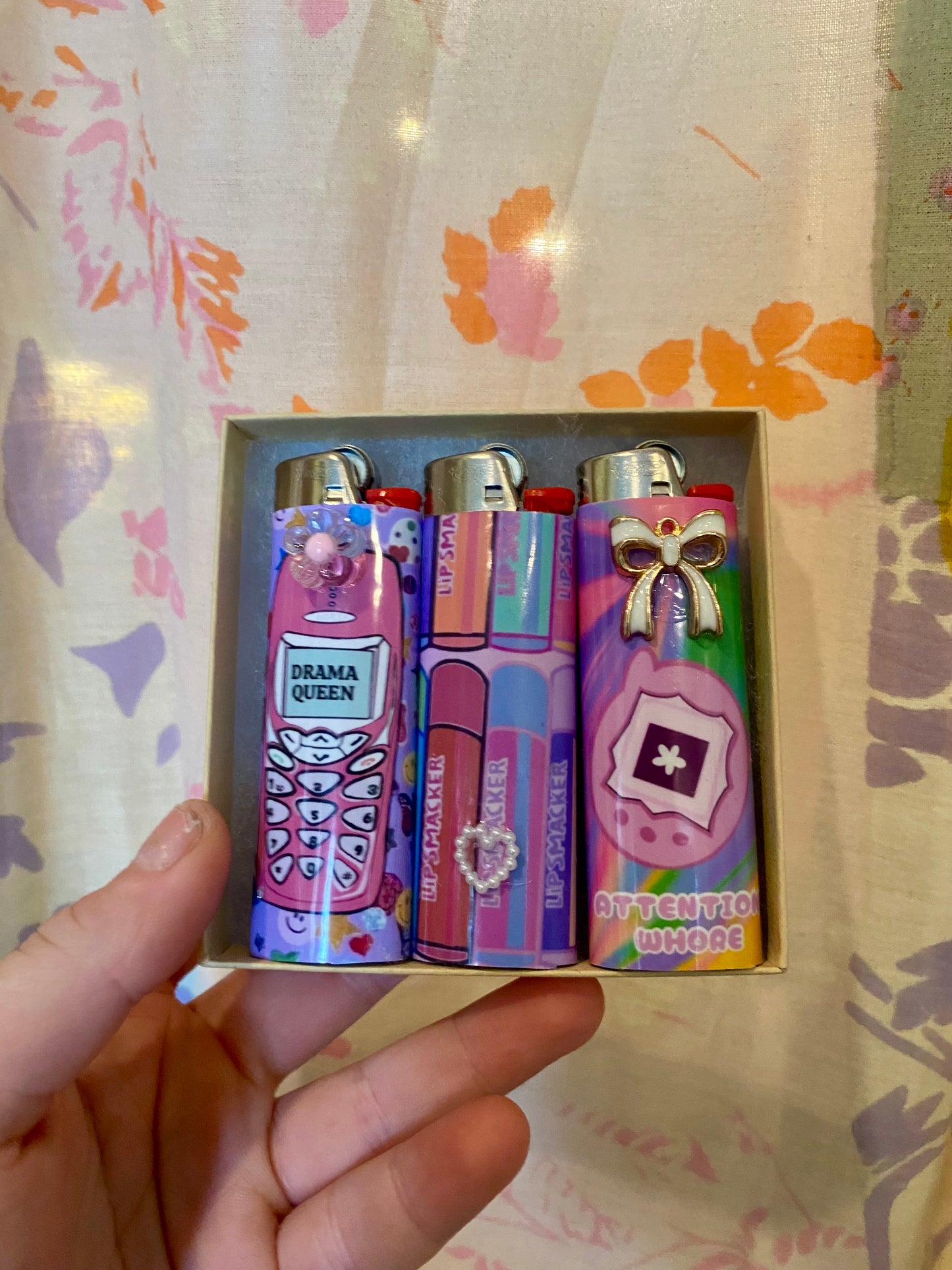 2000’s Kid Lighter Set, Pack Of Three Novelty Nostalgic Lighters