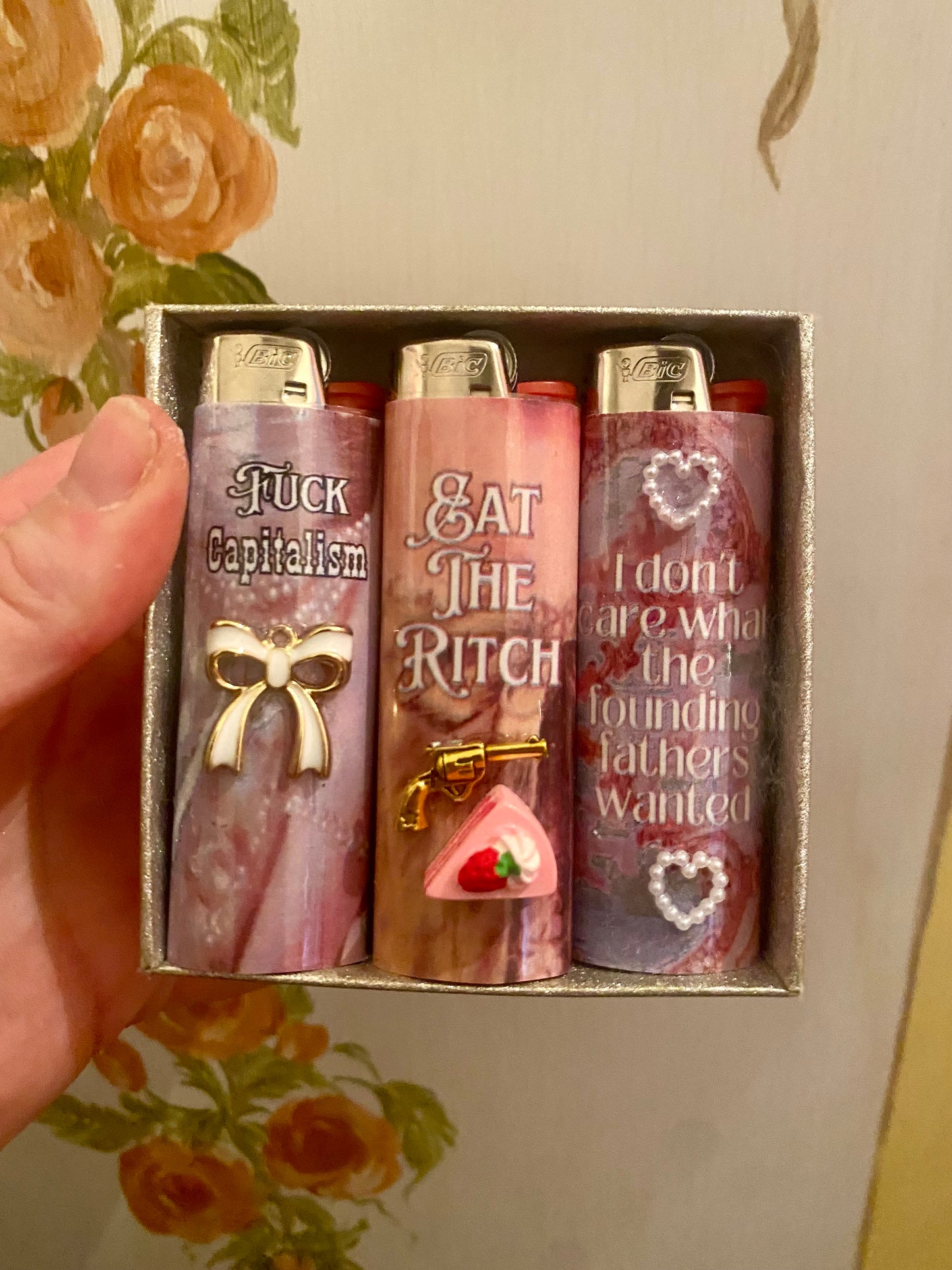 Eat The Ritch Lighter Set, Pack Of Three Novelty Lighters