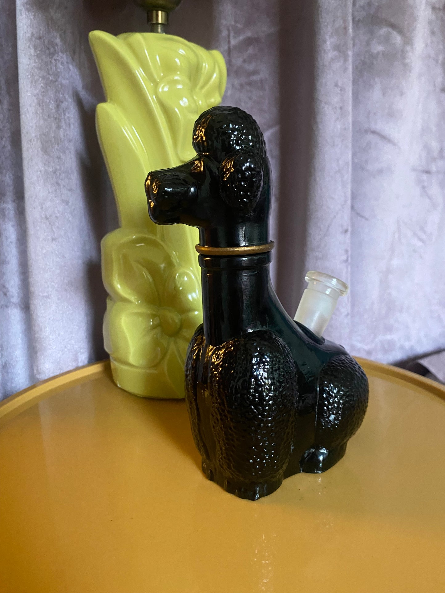 Poodle Water Pipe From Vintage Vase / Girly420 / Stoner Gift